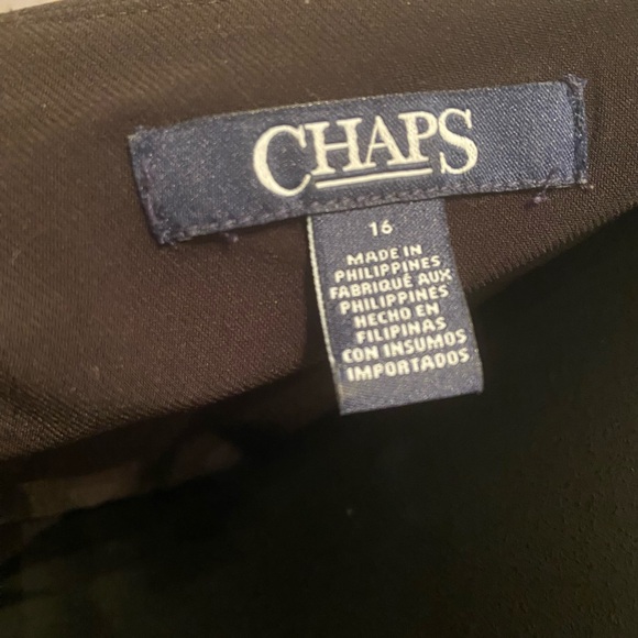 Chaps Ralph Lauren Black Polka Dot Cocktail Dress - Picture 6 of 6